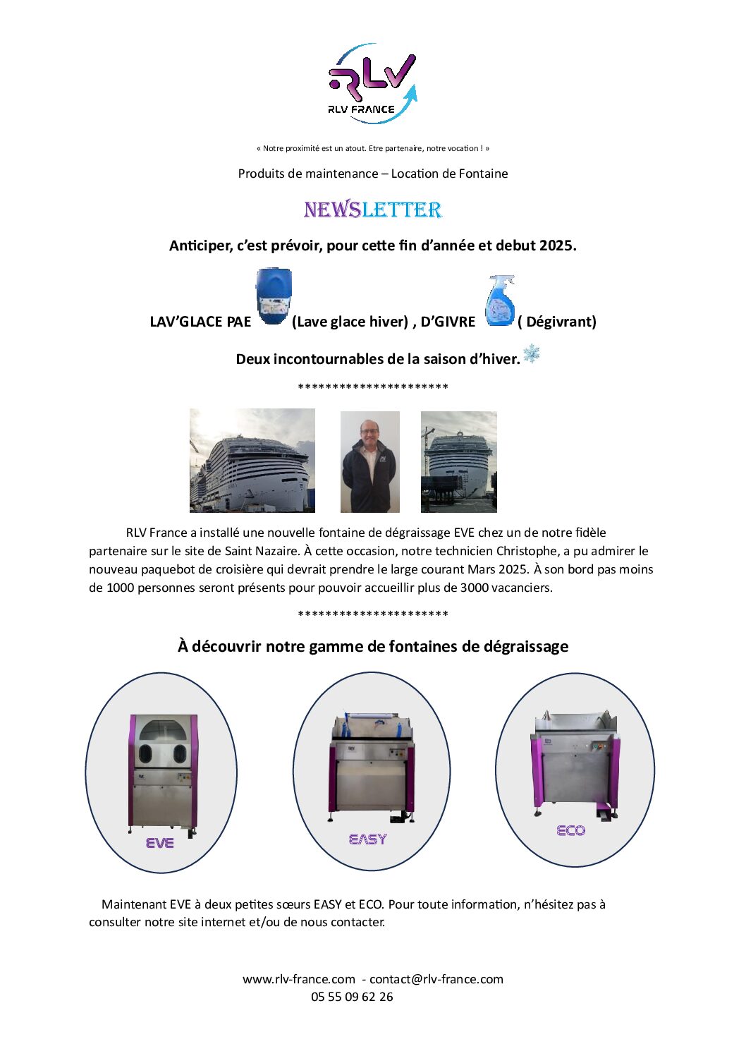 NEWSLETTER DECEMBRE