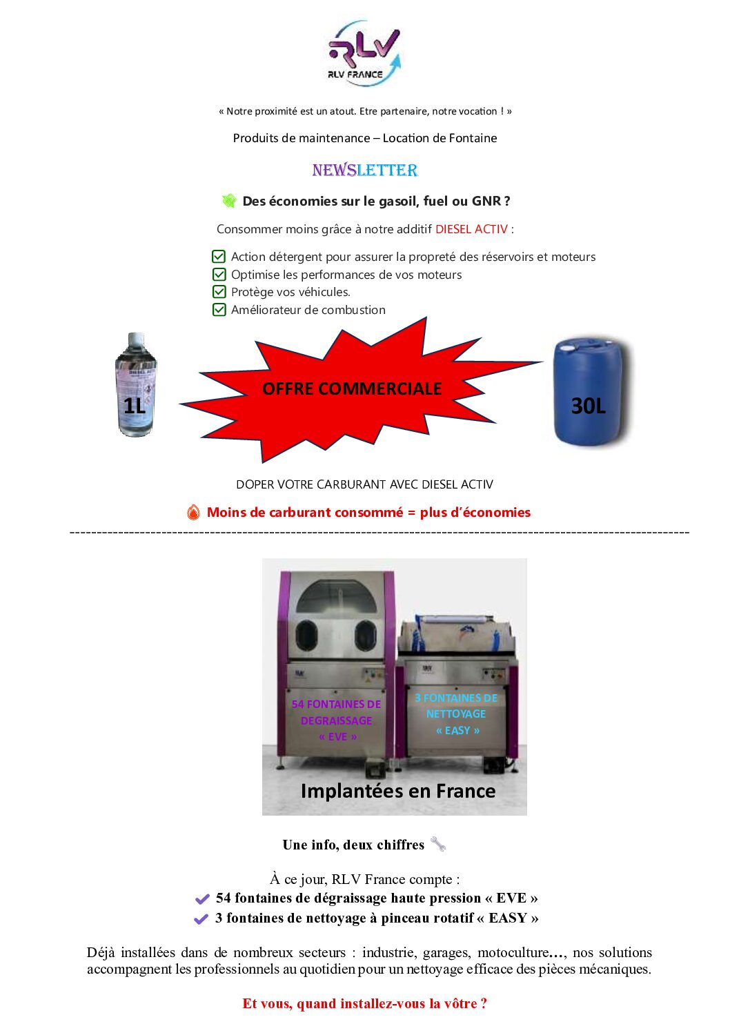 NEWSLETTER AVRIL